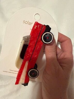 ‘57 Chevy Red Car Hair Clip